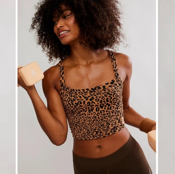 NWT FP Movement All Clear Leopard Cami - Picture 2 of 7